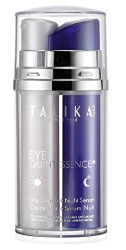 Eye Quintessence - Talika - Tratamiento doble: Crema de día y sérum de noche - Contorno de ojos antiedad - Tratamiento para el contorno de los ojos día y noche - 2 x 10 ml