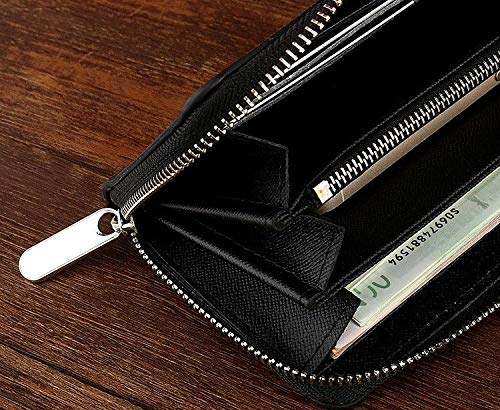 F CK, All I Need Is U Anti-Splash Zipper Wallet Handbag Travel Long Wallet,Long Zip Wallets For Men Women