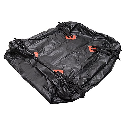F Fellie Cover Cofre Techo Coche, 443L Baca Coche Universal Impermeable, 600D Portaequipajes Coche Techo, Bolsa de Carga (Negro)