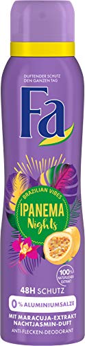 FA Desodorante en spray Brazilian Vibes Ipanema Nights noche jazmín 150 ml