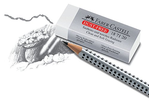 Faber-Castell DustFree - Goma de borrar, Gris, 1 unidad