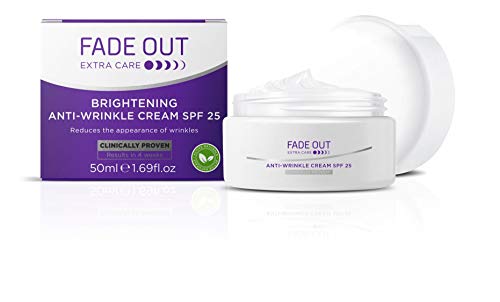 Fade Out Extra Care Brightening Anti-Wrinkle Cream with SPF25 50ml - Clinically Proven Face Cream to Brighten and Even Skin tone in 4 weeks