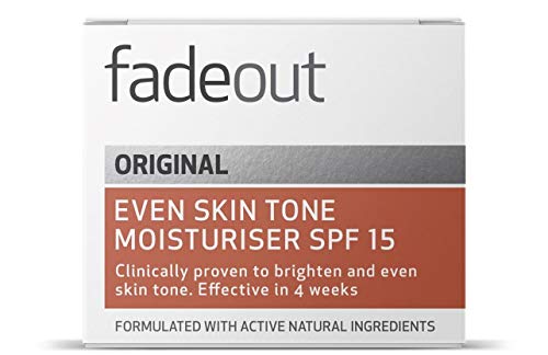 Fade Out Original Even Skin Tone Moisturiser with SPF15 2 x 50ml - Face Cream to Brighten and Even Skin tone in 4 weeks