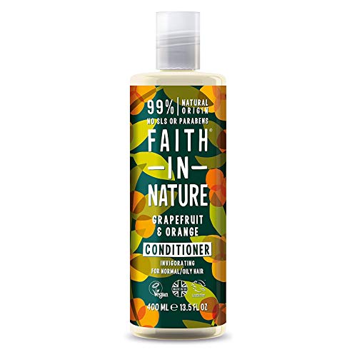 Faith in Nature - Acondicionador de pomelo y naranja, 400 ml