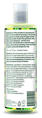 Faith in Nature Acondicionador Natural de Limón y Árbol del Té, Refrescante, Vegano y No Testado en Animales, sin Parabenos ni SLS, para Cabello Normal a Graso, 400 ml