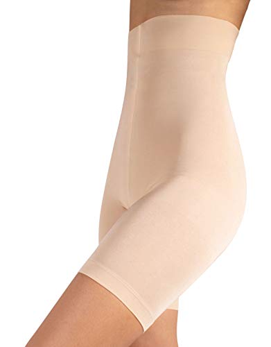 Faja PANTALÓN Cintura Alta | Ropa Interior Reductora Talle Alto | Negro, Natural | S, M, L, XL | 120 DEN | Ropa Interior Italiana (XL, Natural)