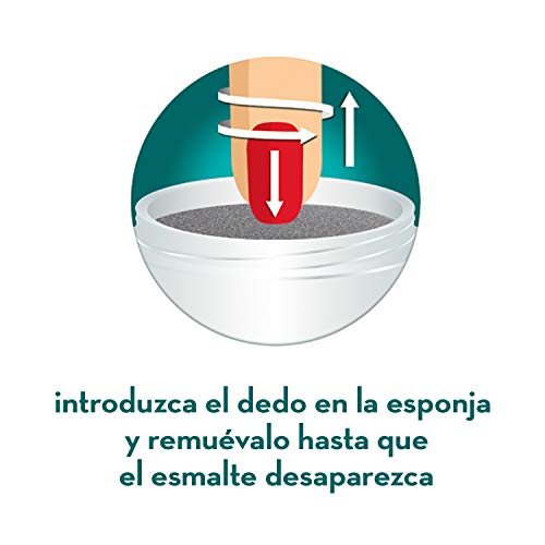 Famos Quitaesmalte Instant con esponja, 75 ml