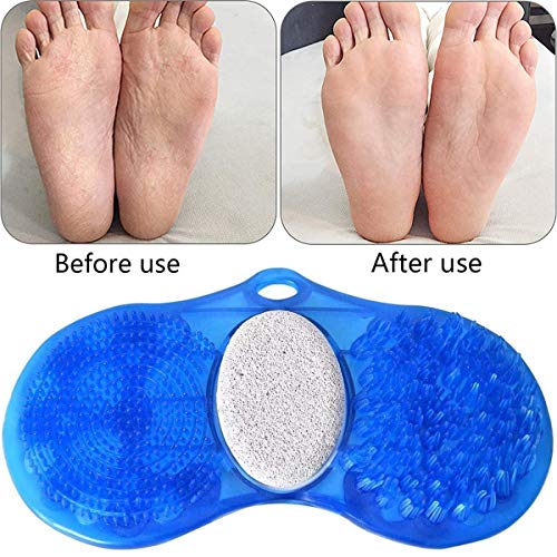 FANDE Cepillo masajeador de pies, Alfombra exfoliante para pies masajeador,Alfombras De Baño Exfoliante Mejora La Circulación del Pie Y Reduce El Dolor En Embarazadas Y Personas Mayores.