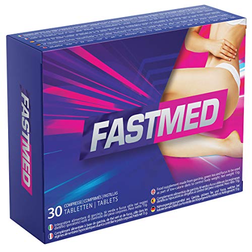 FastMed | Acción ultrarrápida, adelgazante rápido, drenante y depurativo, efecto détox, reduce el apetito, 100% sin contraindicaciones