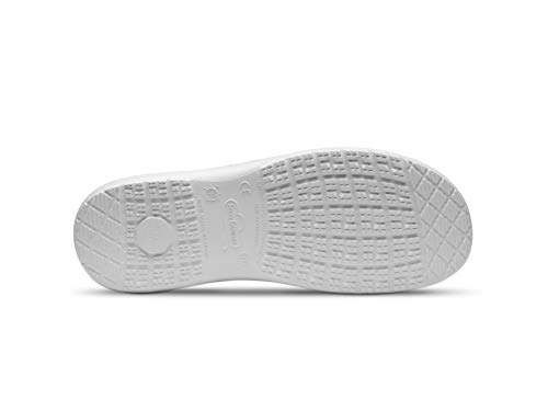 FELIZ CAMINAR - Zuecos Sanitarios Mycrom Sanitario/con Correa Antideslizantes y Cómodos para Mujer/Clínicas, Veterinarios, Hospital, Geriátricos (Sanitario, Numeric_41)