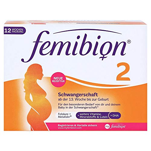 Femibion 2 Schwangerschaft Tabletten und Kapseln, 84 pzas Tabletas