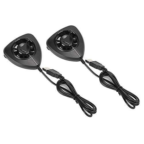 Fendysey Protección contra sobrecalentamiento con Cable de Datos USB de 2 m Disipador de Calor de Alta Velocidad Enfriador de teléfono móvil, disipador de Calor de computadora(Black)