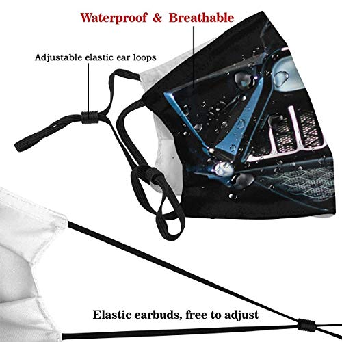 fenrris65 Blaclava Dar-TH Vader Face Pretect with Two Filter Elements Black