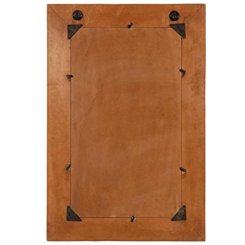Festnigh Espejo de Pared de Madera 60x90 cm