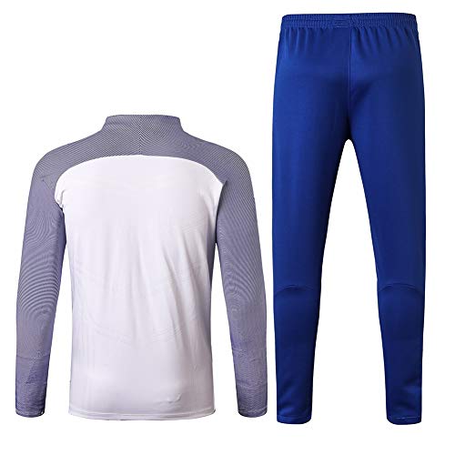 FHUA Traje Entrenamiento de fútbol Club de Adulto Camiseta de la Juventud de Manga Larga y Pantalones de Jogging BreathableTop QL0425 Traje Chándales Deportivos de Fútbol (Size : XXL)