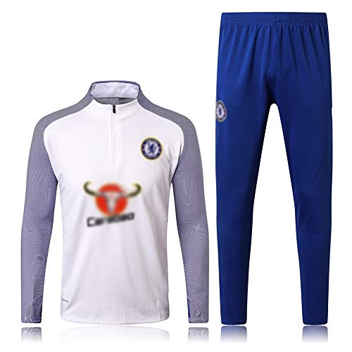 FHUA Traje Entrenamiento de fútbol Club de Adulto Camiseta de la Juventud de Manga Larga y Pantalones de Jogging BreathableTop QL0425 Traje Chándales Deportivos de Fútbol (Size : XXL)