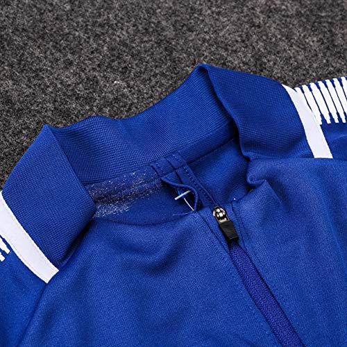 FHUA Traje Entrenamiento de fútbol Club de Adulto Camiseta de la Juventud de Manga Larga y Pantalones de Jogging BreathableTop QL0426 Traje Chándales Deportivos de Fútbol (Size : M)