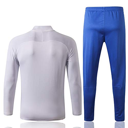 FHUA Traje Entrenamiento de fútbol Club de Adulto Camiseta de la Juventud de Manga Larga y Pantalones de Jogging BreathableTop QL0451 Traje Chándales Deportivos de Fútbol (Size : L)