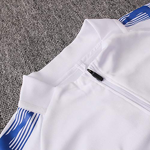 FHUA Traje Entrenamiento de fútbol Club de Adulto Camiseta de la Juventud de Manga Larga y Pantalones de Jogging BreathableTop QL0451 Traje Chándales Deportivos de Fútbol (Size : L)