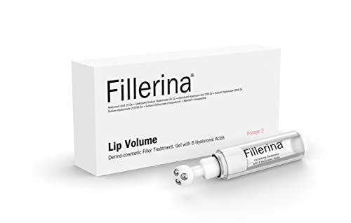 Fillerina Gel de tratamiento de volumen de labios con 6 ácidos hialurónicos, dosificación 3, 5 ml