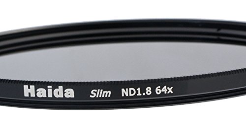 Filtro Gris Fino ND64 – 77 mm – Montura Delgada + Tapa Pro Lens con Mango Interior
