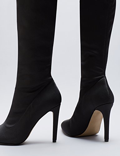 find. Botas de Tacón por Encima de la Rodilla Stretch Mujer, negro, 37