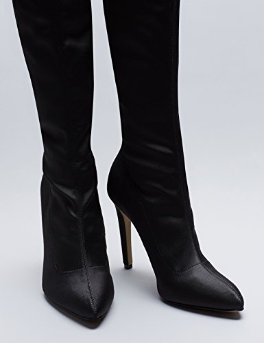 find. Botas de Tacón por Encima de la Rodilla Stretch Mujer, negro, 37