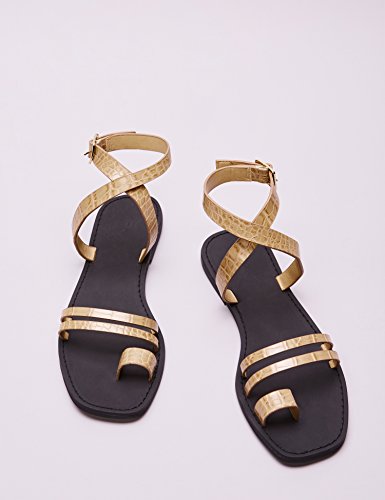 find. Sandalias con Pulsera Mujer, Marrón (Brown Brown), 39 EU