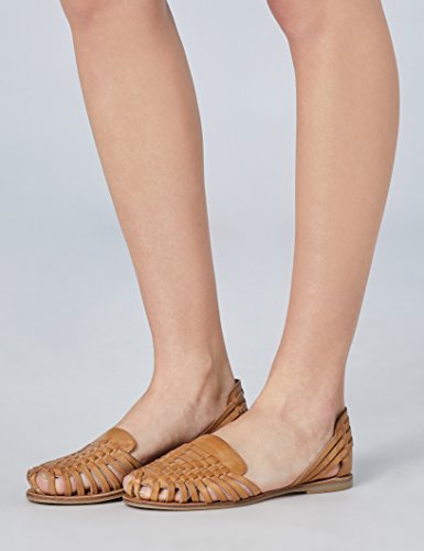 find. Sandalias Punta Cerrada Mujer, Marrón (Tan), 36 EU
