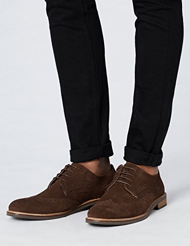 find. Zapatos de Cordones Brogue Hombre, Marrón (Taupe), 43 EU