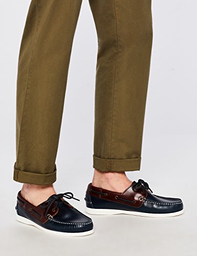 find. Zapatos Náuticos Hombre, Azul (Navy/tan), 42 EU