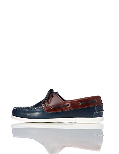 find. Zapatos Náuticos Hombre, Azul (Navy/tan), 42 EU