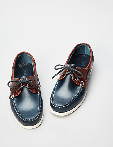 find. Zapatos Náuticos Hombre, Azul (Navy/tan), 42 EU