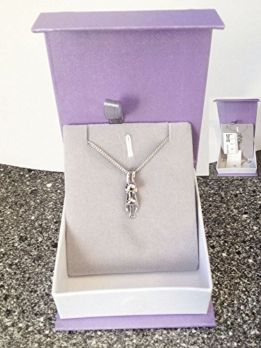 findout 925 3D plata rojo verde / ojos de gato lindo / amante mate superficie / collar pendiente suave (f1581)