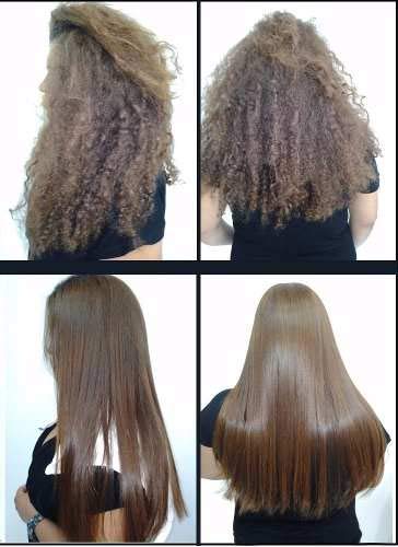 Fio Perfeitto Madame Cacau - Kit para alisar el pelo, brasileño (2 l)