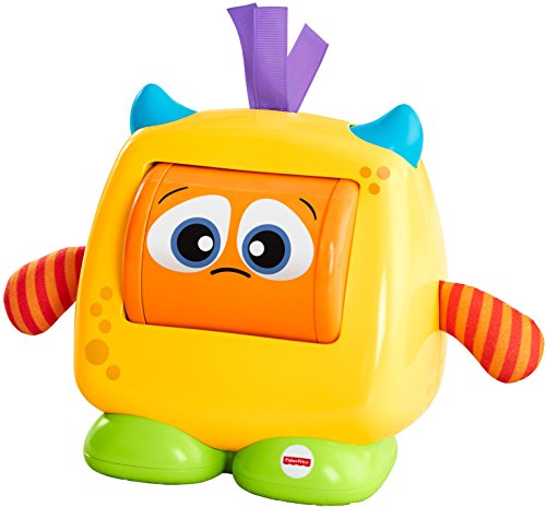 Fisher-Price Monstruito caritas divertidas, juguete bebé +6 meses (Mattel DRG13)