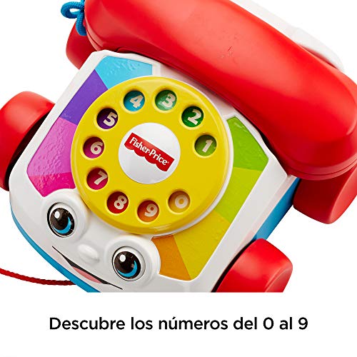 Fisher-Price - Teléfono carita divertida - juguetes bebe 1 año - (Mattel FGW66 )