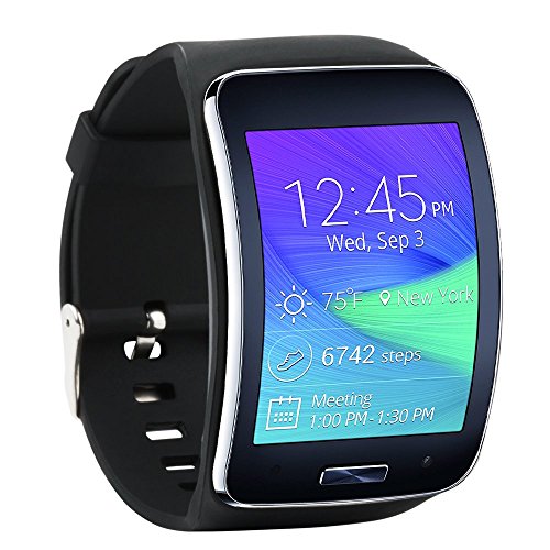 Fit-power Samsung Galaxy Gear S R750 Pulsera de repuesto de reloj inteligente inalámbrico con hebilla de seguridad, Pack of 6