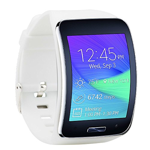 Fit-power Samsung Galaxy Gear S R750 Pulsera de repuesto de reloj inteligente inalámbrico con hebilla de seguridad, Pack of 6