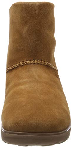 FitFlop Supercush Mukloaff TM Shorty, Zapatillas Altas para Mujer, Marrón Chestnut, 39 EU