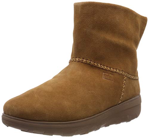 FitFlop Supercush Mukloaff TM Shorty, Zapatillas Altas para Mujer, Marrón Chestnut, 39 EU