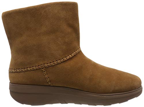 FitFlop Supercush Mukloaff TM Shorty, Zapatillas Altas para Mujer, Marrón Chestnut, 39 EU