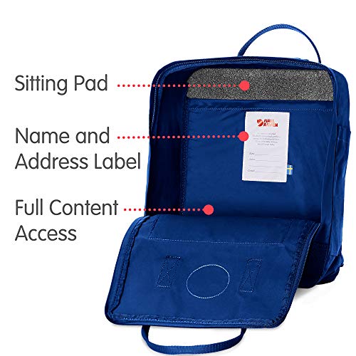 FJÄLLRÄVEN Kånken Mochila, Unisex Adultos, Deep Azul, 38 cm