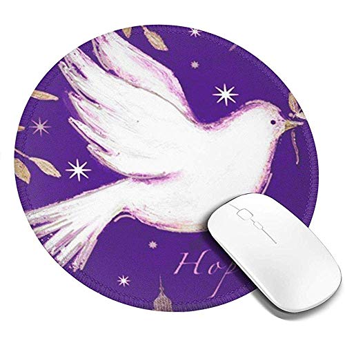 FJXXM Alfombrilla De Ratón Apoyo De Gel Gaming Mouse Pad Peace White Dove Birds 5, Alfombrilla De Ratón con Textura Premium, Alfombrilla De Ratón Antideslizante con Base De Goma para Computadora
