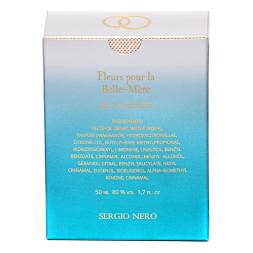 FLEURS Agua de perfume para mujer, Natural Spray 50 ml - Mejor idea de regalo de boda, Fragancia de celebración (BELLE-MERE)