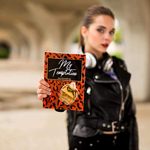 Flor de Mayo, Perfume Cards, Set de 4 Tarjetas Regalo con mini Eau de Parfum Mujer, 4 x Tarjeta Felicitación con Mini Colonia