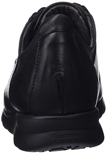 Fluchos Susan, Zapatos de Cordones Derby para Mujer, Negro (Sugar Nobuck Negro Negro), 41 EU
