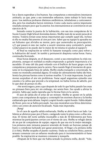 Fluir (flow) en los corredores