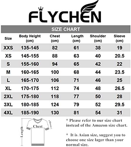 FLYCHEN T-Shirt Colorful Impreso en 3D Dragon Ball para Hombre Super Saiyan Cosplay Wu Camiseta Goku - Sombreros de Plata - L