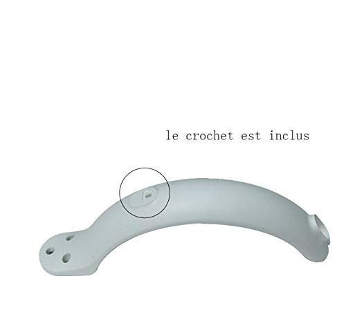 Flycoo Guardabarros Trasero para Vespa XIAOMI M365 electrónica Accesorios de reemplazo Parcial con Gancho (Negro)